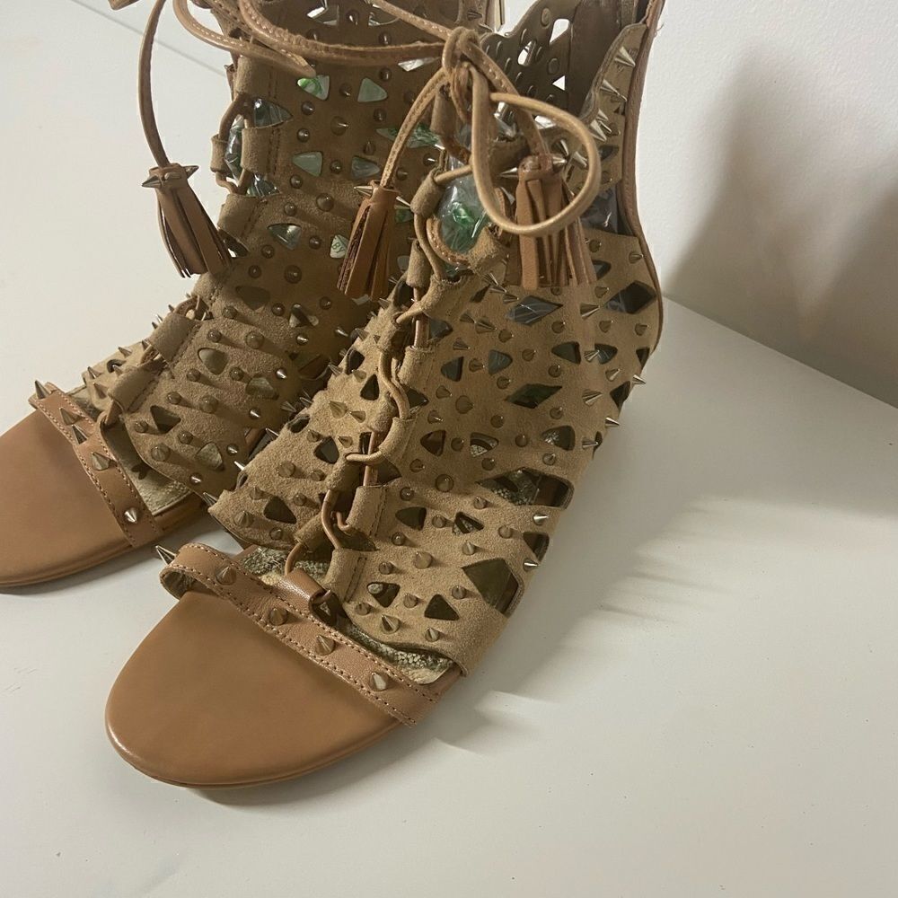 Sam Edelman Spiked Sandal Booties - Picture 4 of 9